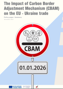 The Impact of Carbon Border Adjustment Mechanism (CBAM) on the EU – Ukraine trade